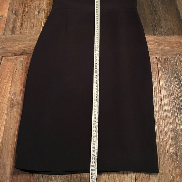 Club Monaco Black Sheath Dress with Sheer Shoulder Detail- Size 6 - Picture 5 of 5